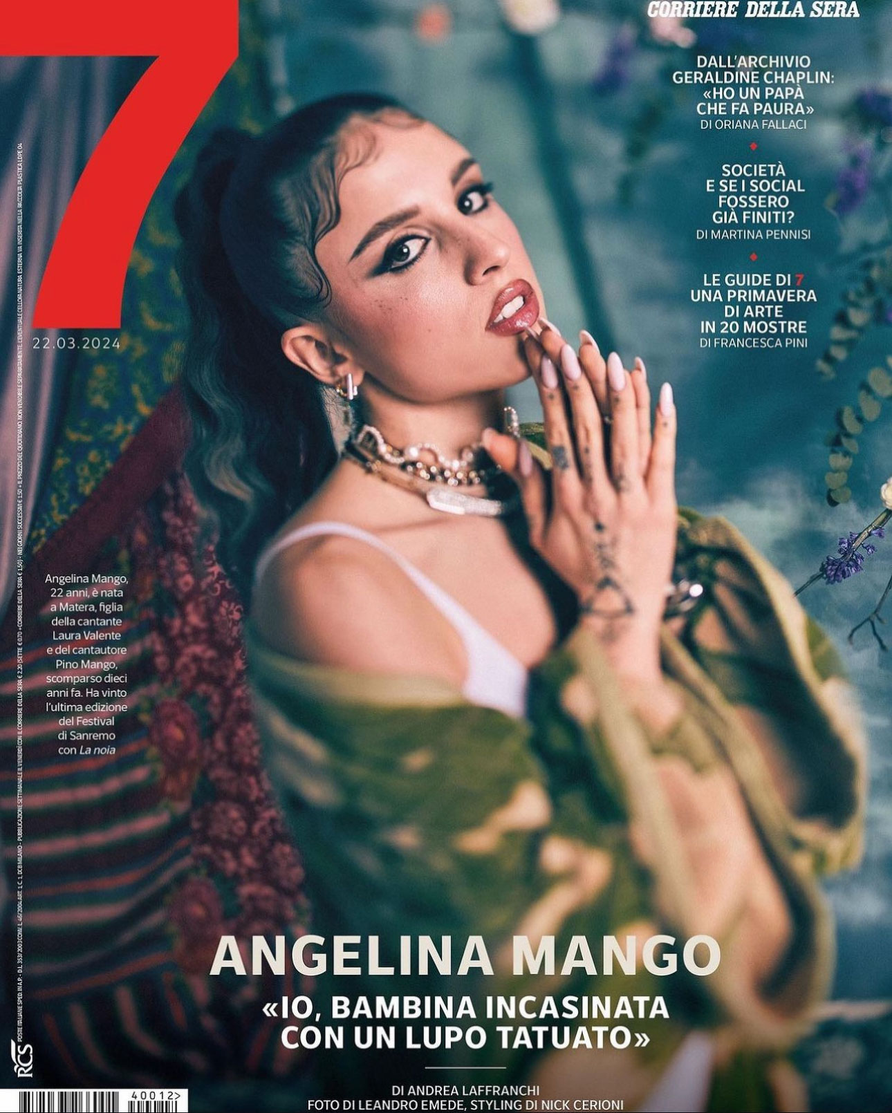 Angelina Mango per SETTE0